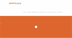 Desktop Screenshot of optometrist.com.au